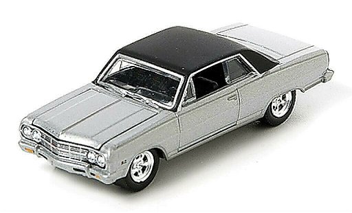 Chevrolet Chevelle Coupe 1/64 Greenlight grigiogrigio/nero 1965 modellini auto