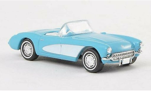Chevrolet Corvette Convertible 1/87 Busch C1 C1 Convertibile blu/bianco 1956 modellini auto
