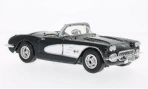 Chevrolet Corvette Convertible 1/24 Motormax C1 (C1) nero/bianco 1959 modellini auto