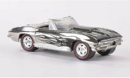 Chevrolet Corvette Convertible 1/64 Greenlight C2 (C2) Convertibile chrom con Flammendekor 1967 modellini auto