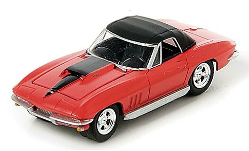 Chevrolet Corvette Convertible 1/64 Greenlight C2 (C2) Convertibile rosso/nero 1967 modellini auto
