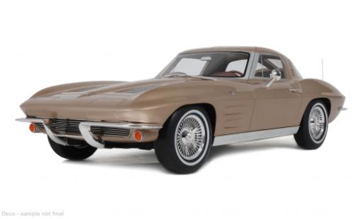 Chevrolet Corvette 1/12 GT Spirit C2 beige 1963 1:12 modellino in miniatura