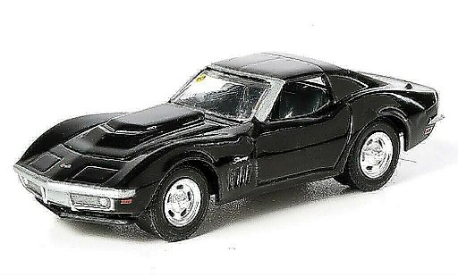 Chevrolet Corvette course 1/64 Greenlight C2 (C2) L88 nero 1969 modellini auto
