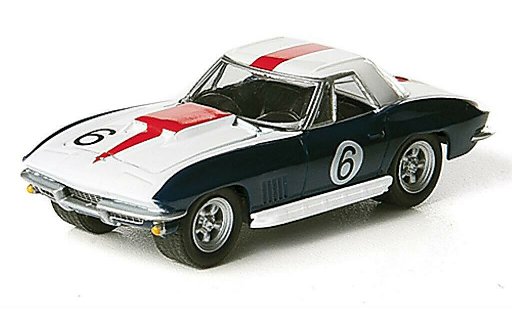 Chevrolet Corvette course 1/64 Greenlight C2 No.6 B.Bondurant / D.Guldstrand 1967 modellini auto