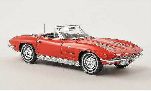 Chevrolet Corvette Convertible 1/43 Spark C2 Sting Ray Convertibile rosso 1963 modellini auto