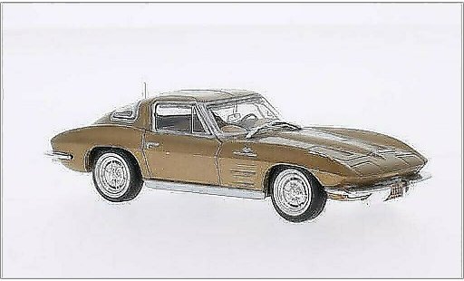Chevrolet Corvette Stingray 1/43 WhiteBox C2 gold 1963 modellini auto