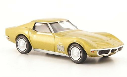 Chevrolet Corvette Coupe 1/87 Brekina C3 gold modellini auto