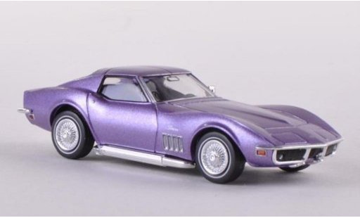 Chevrolet Corvette Coupe 1/87 Brekina C3 lilla modellini auto