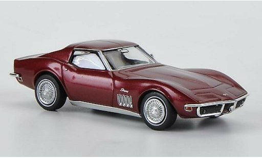 Chevrolet Corvette Coupe 1/87 Brekina C3 rosso modellini auto