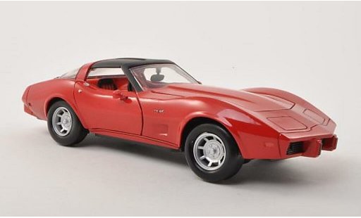 Chevrolet Corvette Coupe 1/24 Motormax C3 rosso/opaco-nero 1979 modellini auto