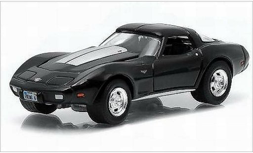 Chevrolet Corvette Coupe 1/64 Greenlight C3 nero/grigio 1978 modellini auto