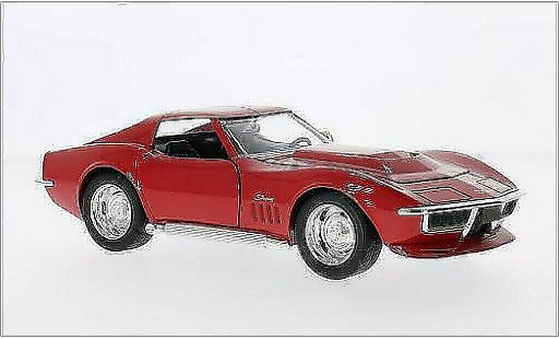 Chevrolet Corvette Stingray 1/24 Jada Toys C3 rosso 1969 modellini auto