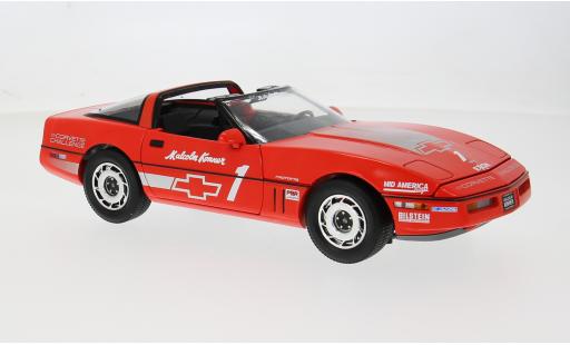 Chevrolet Corvette 1/18 Greenlight (C4) rot/silber 1988 Malcolm 1:18 modellini auto