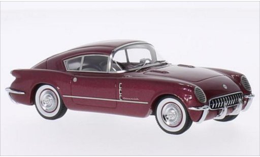 Chevrolet Corvette concept 1/43 Matrix C1 Corvair metallicoo rosso 1954 modellini auto