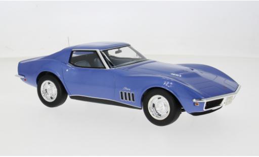 Modellini auto Chevrolet Corvette Coupe blau 1969 1/18 Norev