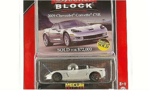 Chevrolet Corvette Coupe 1/64 Greenlight C6 CSR grigio con neroen strisce 2009 modellini auto