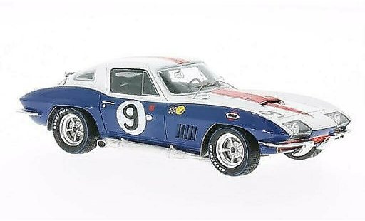 Chevrolet Corvette course 1/43 Spark C2 No.9 24h Le Mans 1967 /D.Guldstrand modellini auto