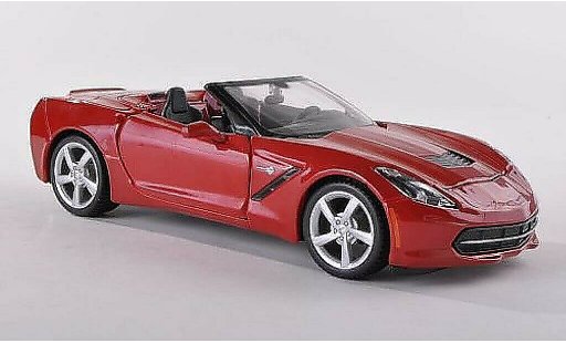 Chevrolet Corvette Convertible 1/24 Maisto C7 (C 7) Convertibile rosso 2014 modellini auto