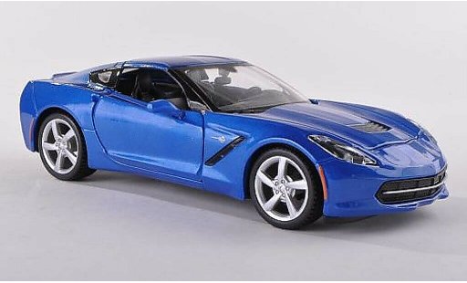 Chevrolet Corvette Coupe 1/24 Maisto C7 (C 7) blu 2014 modellini auto