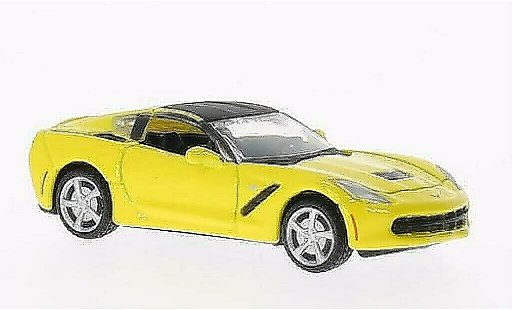 Chevrolet Corvette Coupe 1/64 Maisto C7 (C7) giallo Toy Fair 2014 modellini auto