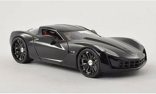 Chevrolet Corvette concept 1/24 Jada Toys C6 nero 2009 modellini auto