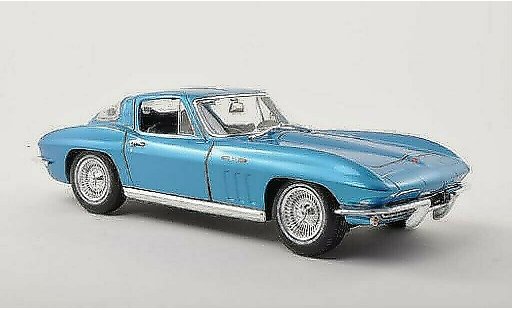 Chevrolet Corvette Coupe 1/18 Maisto C2 blu 1965 modellini auto
