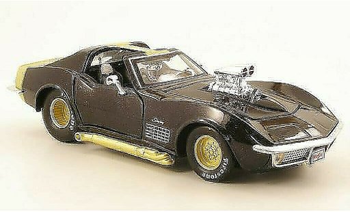 Chevrolet Corvette Coupe 1/24 Maisto C3 nero/gold 1970 modellini auto
