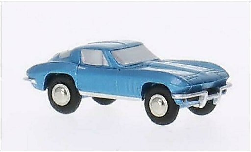Chevrolet Corvette Stingray 1/90 Schuco metallicoo blu modellini auto