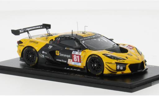 Chevrolet Corvette 1/43 Spark Z06 G #81 1:43 modellino in miniatura