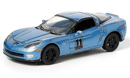 Chevrolet Corvette Coupe 1/64 Greenlight C6 blu 2011 modellini auto