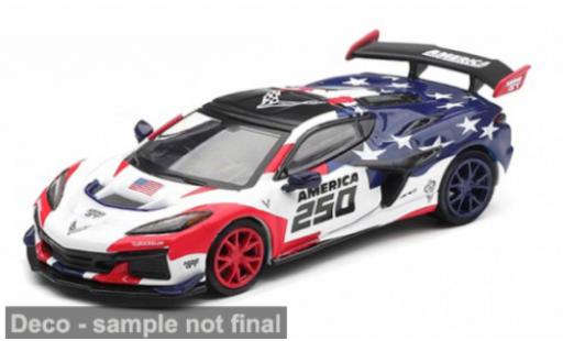 Chevrolet Corvette 1/64 Mini GT ZR1 2026 AMERICA 250 1:64 modellino in miniatura