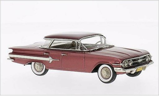 Chevrolet Impala Sedan 1/43 Brooklin 4-door Hardtop Sports metallicoo rosa/rosso 1960 modellini auto