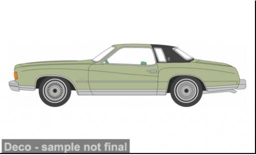 Chevrolet Monte Carlo 1/87 Oxford Landau gr&uuml;n/schwarz 1974 1:87 modellino in miniatura