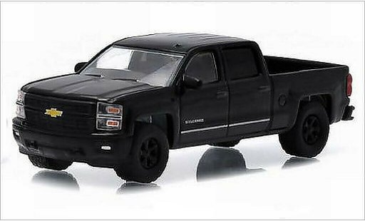 Chevrolet Silverado pickup 1/64 Greenlight 1500 nero 2015 modellini auto
