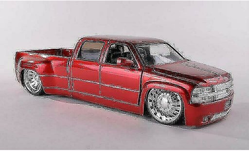 Chevrolet Silverado pickup 1/24 Jada Toys Dooley rosso 1999 modellini auto