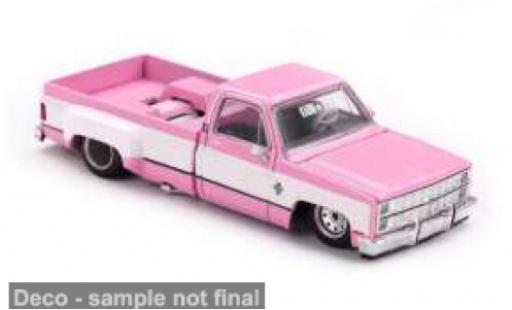 Chevrolet Silverado 1/64 Mini GT Dually Vintage Spec V2 pink/weiss 1980 1:64 modellino in miniatura