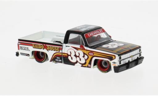 Modellini auto Chevrolet Silverado Kaido Intimidator V1 braun/Dekor 1980 1/64 Mini GT