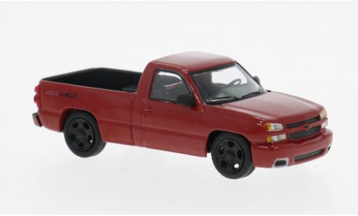 Chevrolet Silverado 1/64 Para64 Single Cab rot 2006 1:64 modellino in miniatura