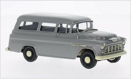 Chevrolet Suburban suv 1/43 Brooklin Carryall grigio 1955 modellini auto