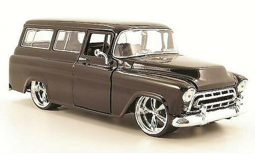 Chevrolet Suburban suv 1/24 Jada Toys nero 1957 modellini auto