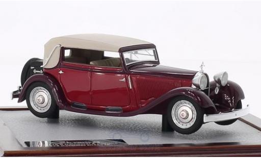 Bugatti 46 1/43 Chromes TS Reinboldt & Christie Carbriolet rosso/rosso 1929 sn525 modellino in miniatura