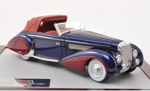 Delage D8-120 1/43 Chromes Cabriolet Grand Luxe Chapron metallico blu/metallico rosso 1946 modellino in miniatura
