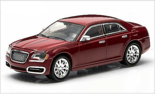 Chrysler 300C Sedan 1/64 Greenlight metallicoo rosso 2013 modellini auto