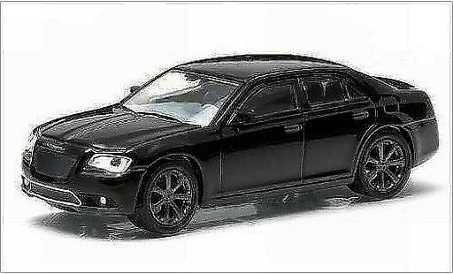 Chrysler 300C SRT8 1/64 Greenlight nero 2012 modellini auto
