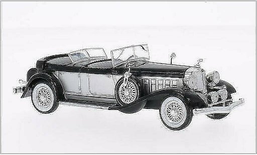 Chrysler Imperial Phaeton 1/43 WhiteBox Le Baron grigio/nero 1933 modellini auto