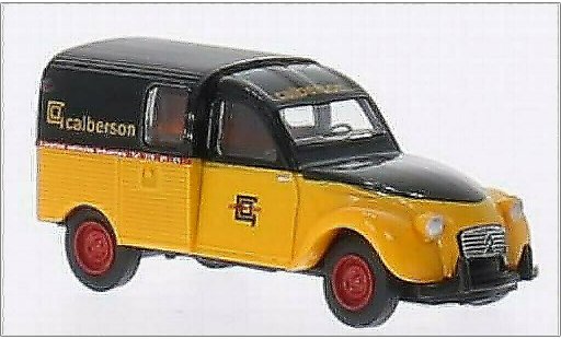 Citroen 2CV Fourgonnette 1/87 Brekina AZU Calberson modellini auto