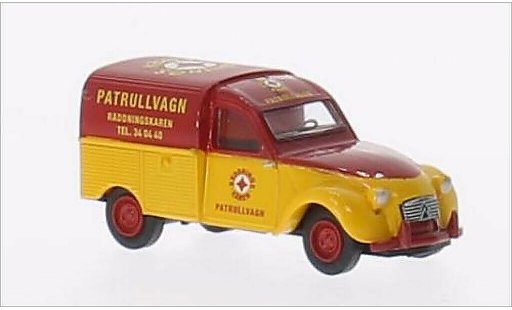 Citroen 2CV Fourgonnette 1/87 Brekina AZU Patrullvagn (S) modellini auto