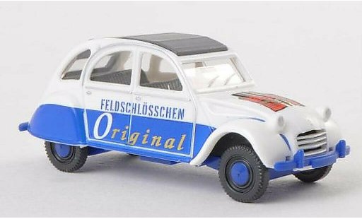 Citroen 2CV Berline 1/87 Wiking Feldschlosschen Original modellini auto