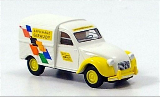 Citroen 2CV Fourgonnette 1/87 Brekina furgone Giraudy modellini auto