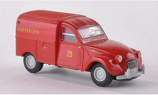 Citroen 2CV Fourgonnette 1/87 Brekina furgoneente Posterijen (NL) modellini auto